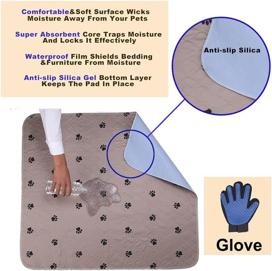 Close up of SincoPet reusable dog training mat fabric texture