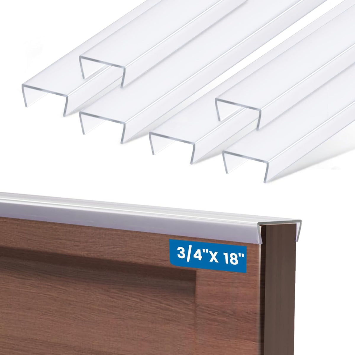 Magicheap cabinet edge protector clear guard front view