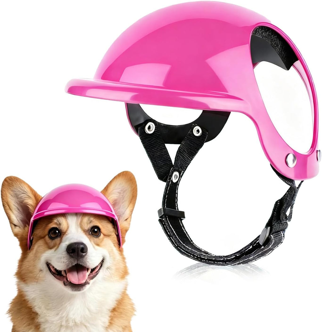 LESYPET Dog Helmet for Extra Small Dogs, Kitten Motorcycle Helmet with Ear Hole Design, Extra Small Dog Hat for Chihuahua Yorkie, Adjustable, X-Small - Image 9