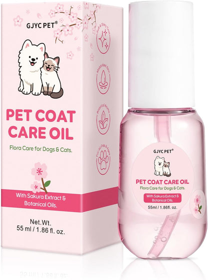 Pet Coat Care Oil, Coconut & Jojoba Infusion | Nourishing Serum to Reduce Stubborn Knots, UV Heat Shield; Anti-Static Lipid Repair for Dry Damaged Fur, Lick-Safe Treatment Dogs Cats, 1.69 fl. oz - Image 9