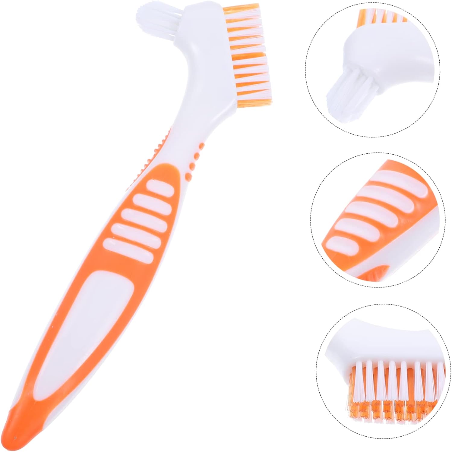 BCOATH aquatic tortoise care brush highlighting the narrow gap cleaning tip