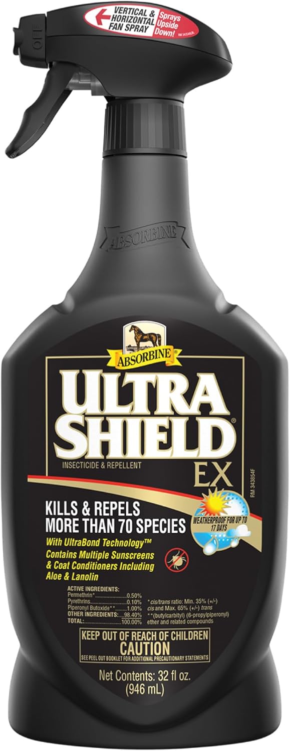 Absorbine UltraShield EX front view 32 fluid ounce spray bottle