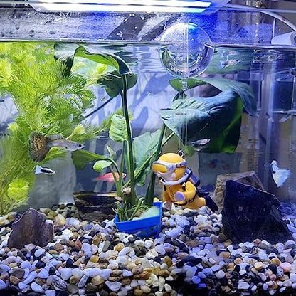 Yiszm aquarium gravel in a turtle tank setup