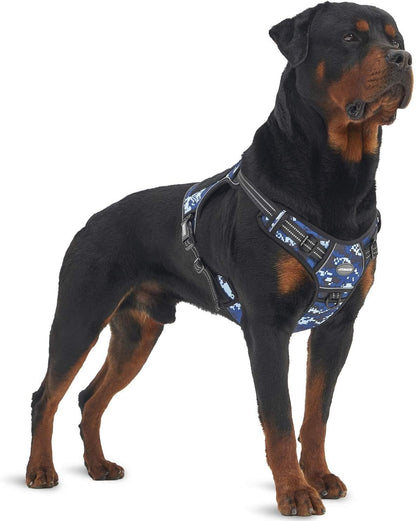 Auroth Tactical Dog Harness for Large Dogs No Pull Adjustable Pet Harness Reflective K9 Working Training Easy Control Pet Vest Military Service Dog Harnesses Army Yellow L - Image 13