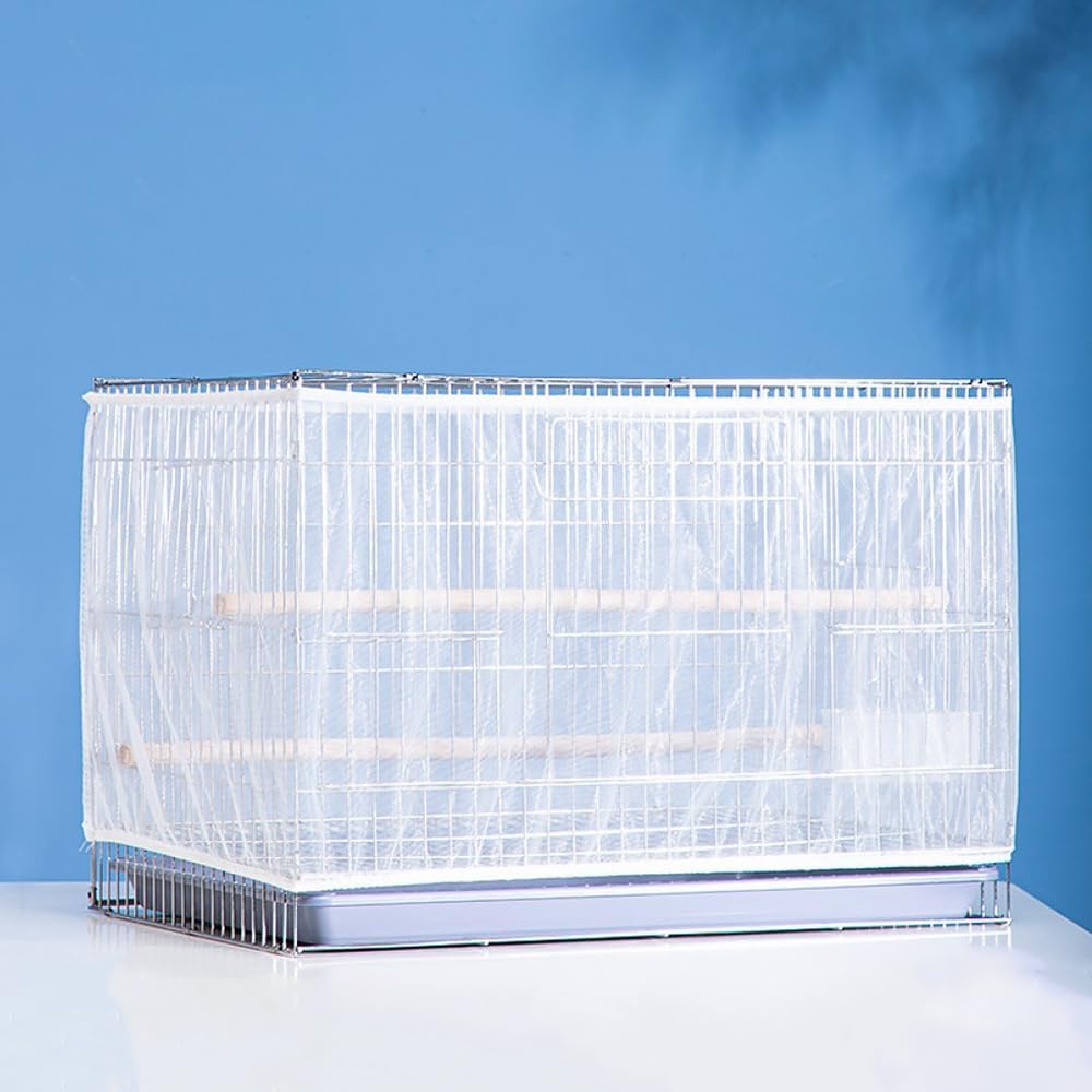 1pc Anti-Splash Birdcage Cover, White Mesh with Durable Polyester Fiber, for Outdoor Protection and Easy Cleaning, S - Image 10