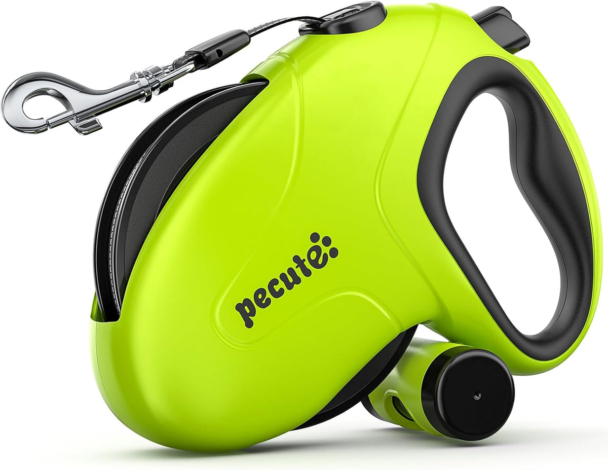Pecute 32ft retractable dog leash with ergonomic handle