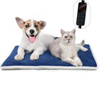 Rest-Eazzzy Heated Cat Bed with Removable Cover, 5 Level Timer & Temperature, Indoor Warming Mat for Cats & Dogs (Heat Pad, Pure-Blue, M) - Image 12