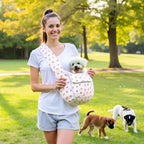 YHSHYZH cotton floral puppy bag for small dogs