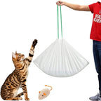 KropBom Jumbo Cat Litter Box Liners front packaging view showcasing heavy duty pet supplies.