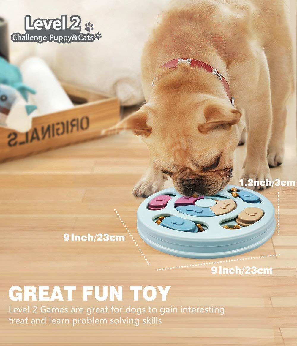 Joansan slow feeder puzzle toy compartments detail