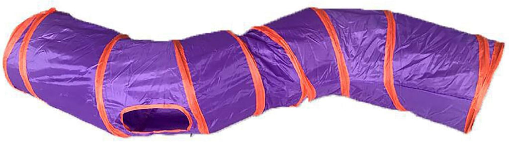 iCAGY Cat Tunnel for Indoor Cats Interactive, Rabbit Tunnel Toys, Pet Toys Play Tunnels for Cats Kittens Rabbits Puppies Crinkle Pop Up Rainbow 47" Shape S - Image 12