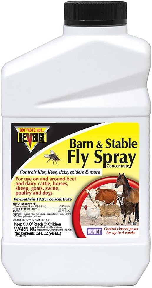 Bonide Revenge Barn and Stable Fly Spray Concentrate front view container