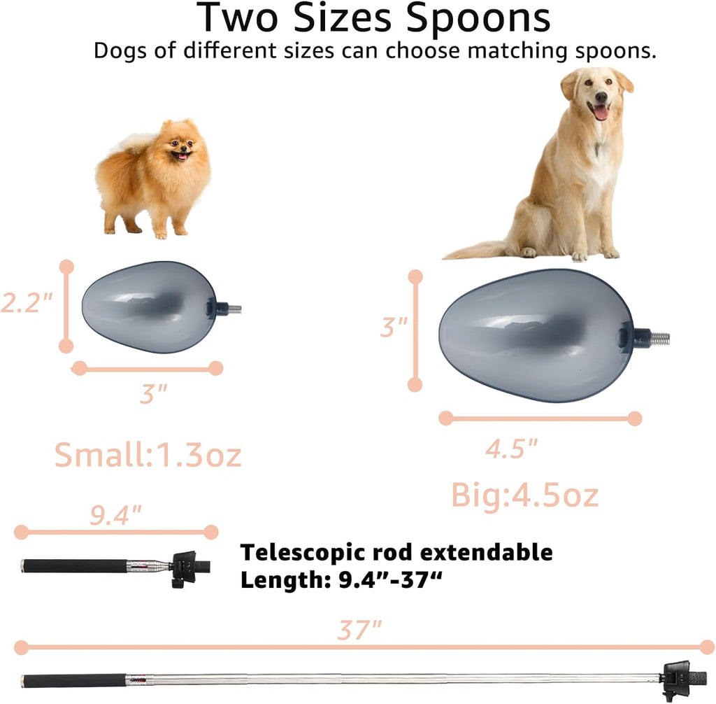 Dreamemo pet urine sample catcher highlighting the adjustable angle mechanism.