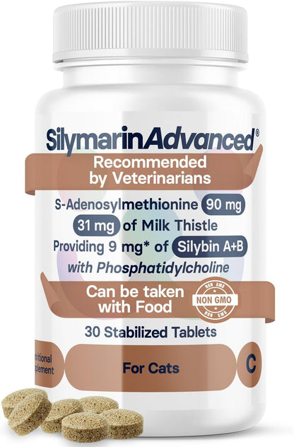 Liver Health Supplement for Large Dogs - Milk Thistle for Dogs Liver Support with S-Adenosylmethionine (Same) & Silybin - 30 Tablets - Image 10