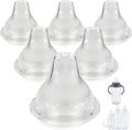 Joyfeed sippy cup nipples 6 count package front view showing authentic silicone replacement spouts