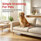 Amazon Basics dual purpose pet grooming tool for professional home de shedding