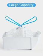 Durable drawstring cat waste disposal bags