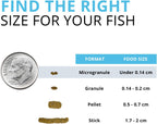 Back label displaying ingredients and feeding instructions