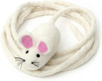 Glaciart One Felt Mouse Cat Toy - Soft Fuzzy Enrichment 100% Natural Wool - Interactive Catnip Play Cat Toy Set - Safe for Pets, Non-AZO Colored Dyes - 100" Long - Image 13