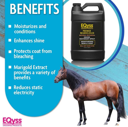 Eqyss silicone free horse coat conditioner for mane and tail detangling