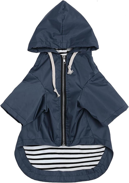 Dog Raincoat rain Jacket Raincoat Dogs Waterproof Small Medium Breeds Zip Closure Storage Pocket Harness Hole Red M - Image 13