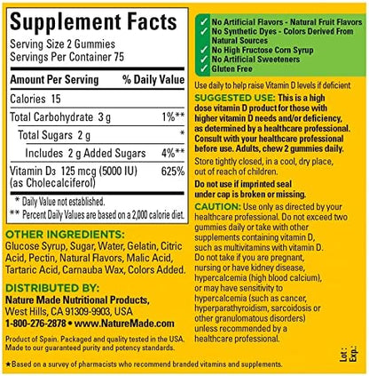 Nature Made authentic imported bone and teeth health adult dietary supplement