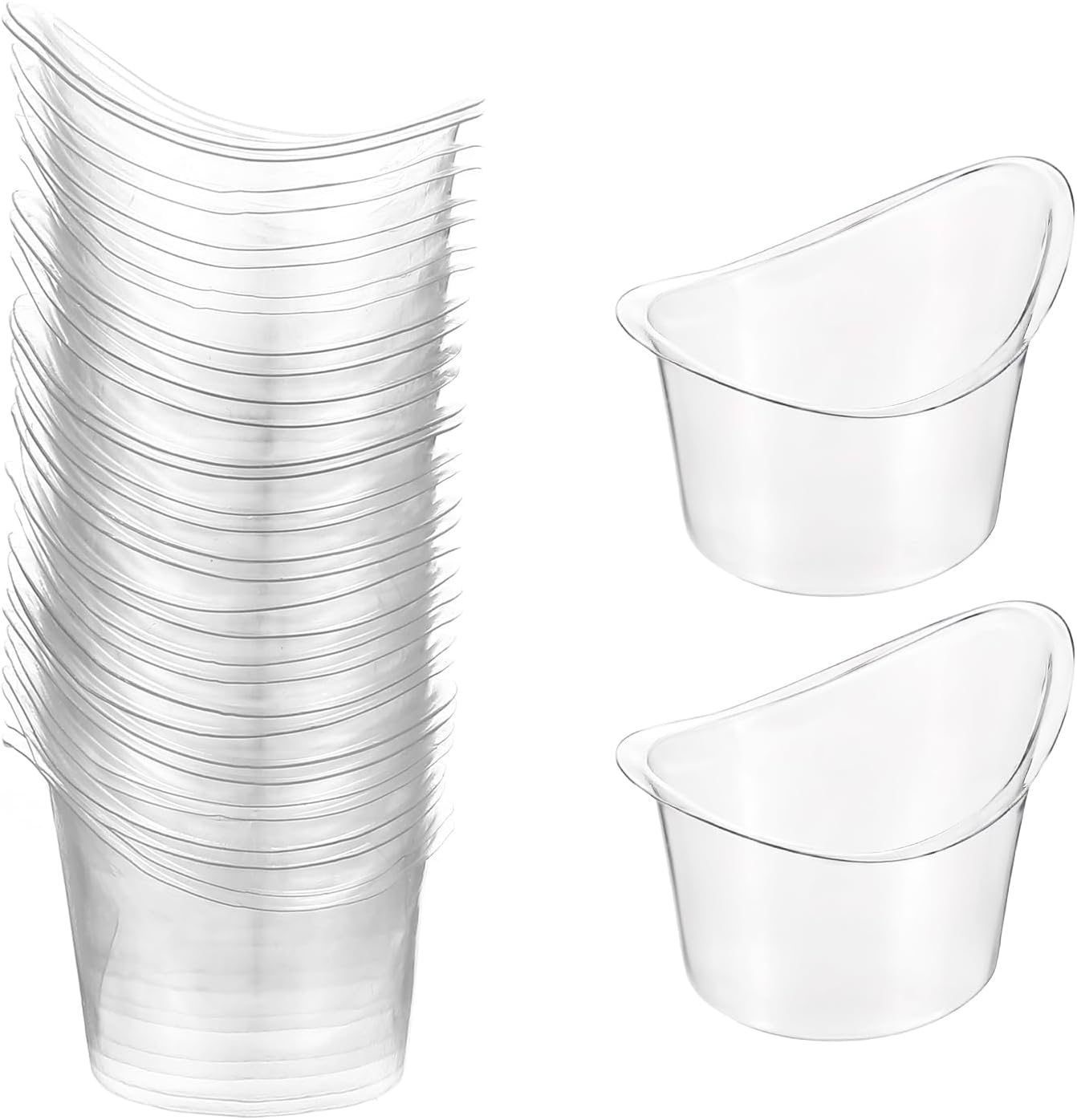 Hpmjz Disposable Eye Wash Cups 40 piece pack front view for eye hygiene