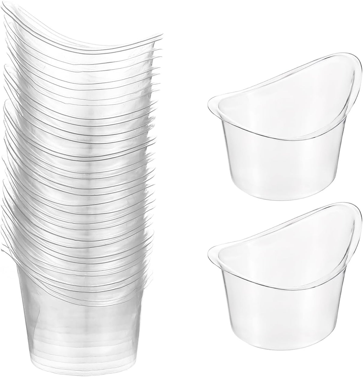 Hpmjz Disposable Eye Wash Cups 40 piece pack front view for eye hygiene