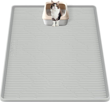 Packaging view of the genuine USA imported Bartuke silicone cat litter mat.