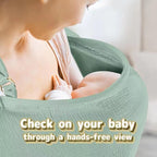 Ruiyue nursing apron showing rigid neckline arch detail