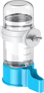 Complete Pawfly bird water dispenser set with adjustable screw clip