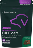 VetriScience Extra Large Pinchers Pill Hiders Chews Non-Greasy Pill Wrap with Probiotics for Dogs, Disguise Pills, Capsules & Tablets, Gut & Immune Health, Peanut Butter, 45 Counts - Image 11