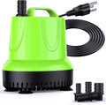 Freesea submersible fountain water pump front view with black housing