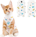 Coppthinktu Cat Recovery Suit Female, Breathable Cat Onesie After Surgery Female for Abdominal Wounds or Skin Diseases, Surgery Recovery Suit Kitten Surgical Onesie After Spay Wear Anti Licking - Image 10