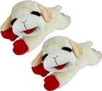 Detailed view of HDP Lambchop plush toy fabric