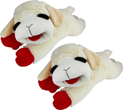 Detailed view of HDP Lambchop plush toy fabric