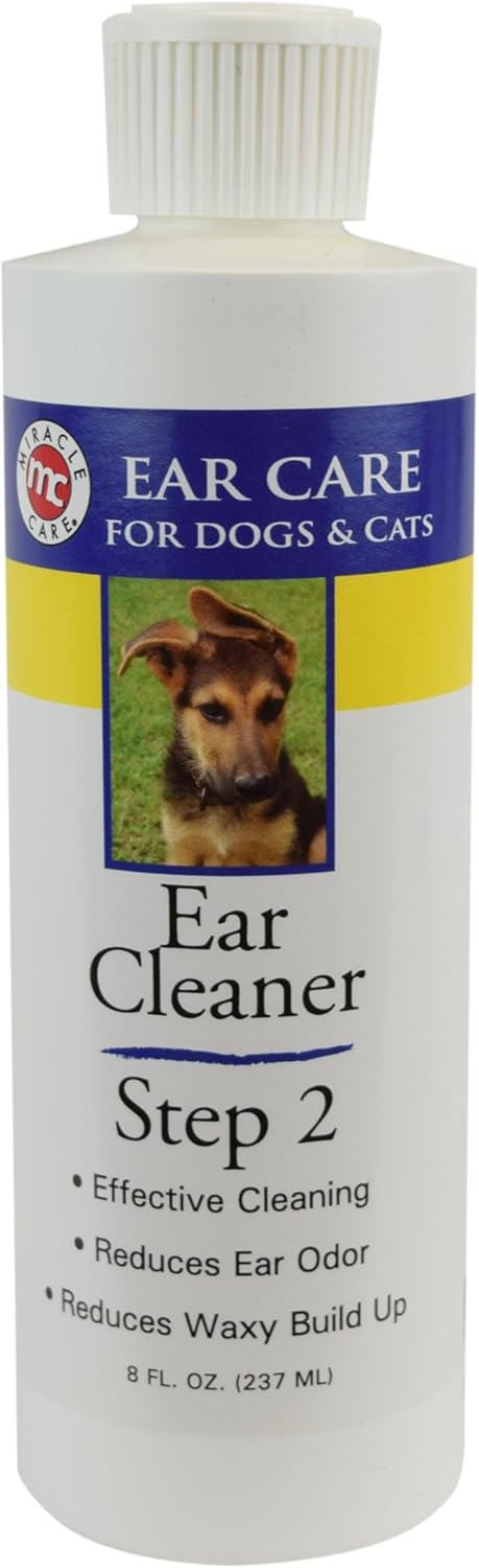 Miracle Care pet grooming supply for healthy ear canals
