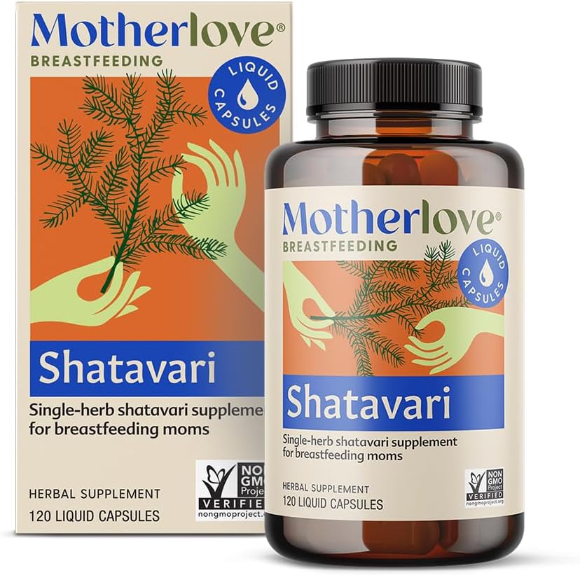 Motherlove Shatavari lactation herbal supplement dropper bottle front view