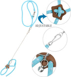 Hypeety hamster leash featuring integrated tracking bell detail
