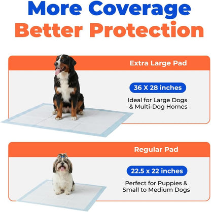 One hundred pack of imported disposable puppy training pads
