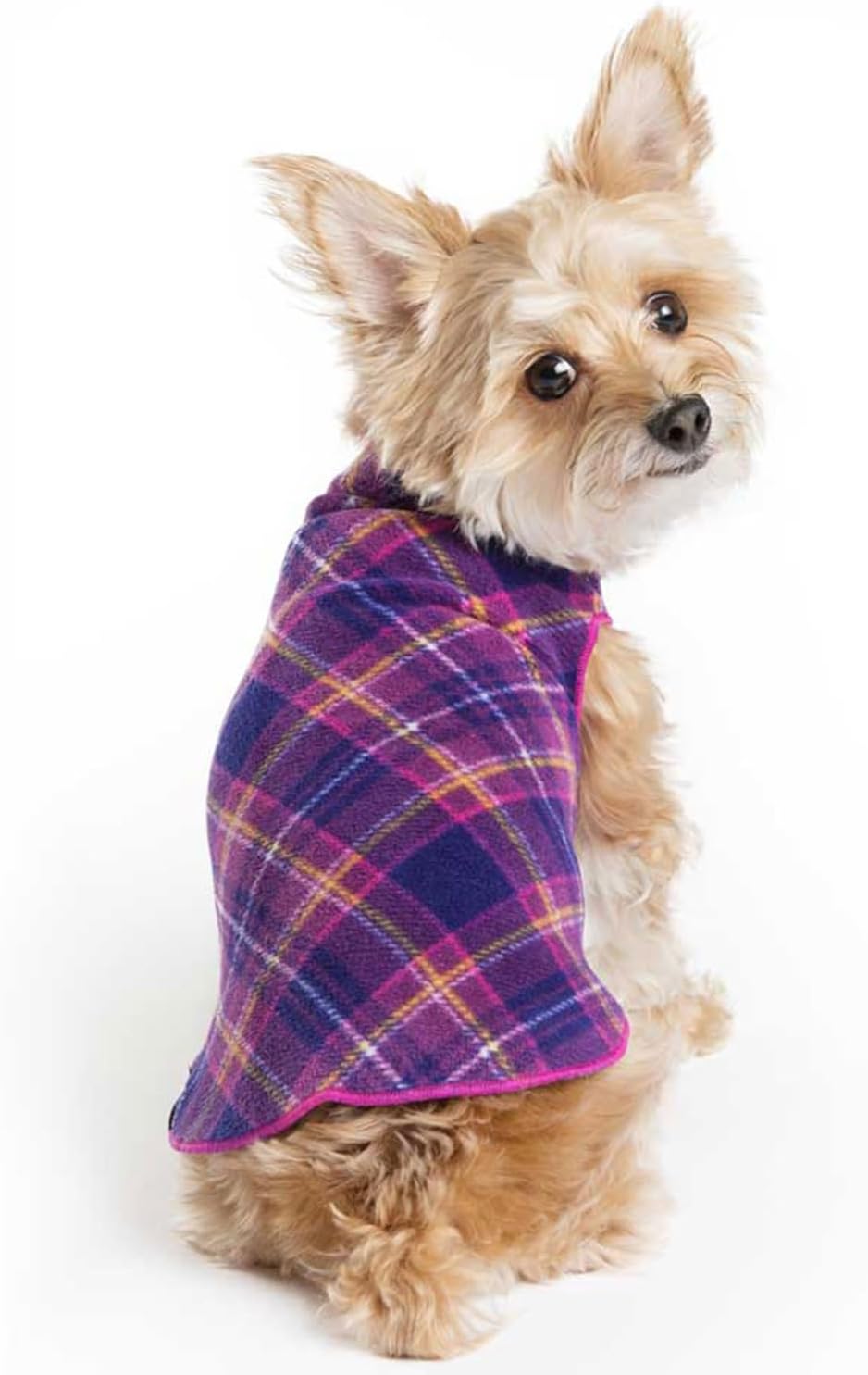 Goldpaw Stretch Fleece Dog Sweater - with Spandex for 4-Way Stretch - Soft, Comfortable Dog Coat - Machine Washable - Made in the USA - Marine Blue - Size 24 - Image 9