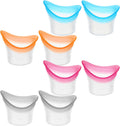 WY LIGHTING LEVEL 8 piece eye wash cup kit front view showing colorful silicone cups
