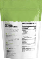 Kate Naturals Organic Psyllium Husk Powder for Baking, Shakes, Fiber, 8oz - Image 6