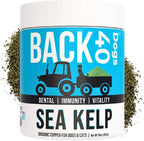 Back 40 Dogs organic kelp powder 16 ounce container front view