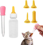LogFaadCoi Pet Feeding Kit front view displaying the fifty milliliter milk nursing bottle and dropper