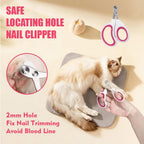 KittuPet self cleaning cat slicker brush showing one click release mechanism