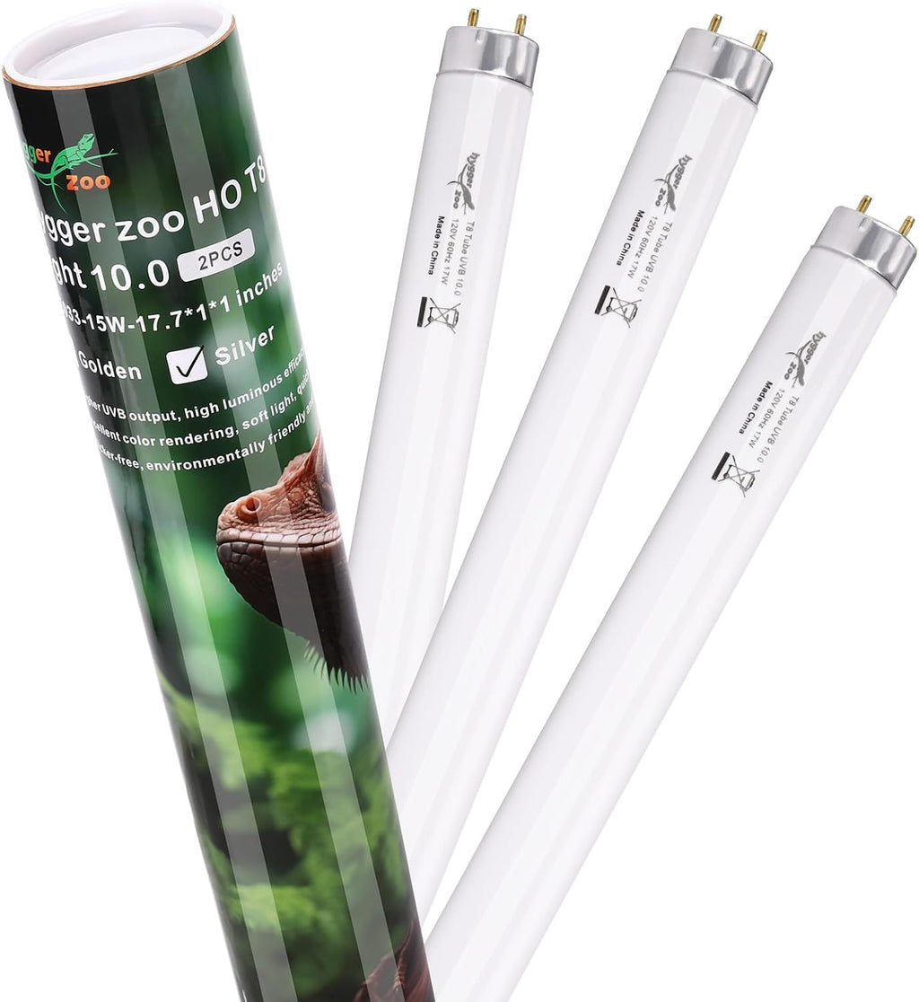 2-Pack UVB Reptile Light 10.0 Bulb 24W T5 Fluorescent Desert Lamp UVA for Bearded Dragon Tortoise Reptile & Amphibian - Image 12