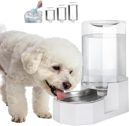 Sfozstra 5L Gravity Stainless Steel Dog Water Dispenser - Spill-Proof | Easy-Clean, No Power Needed. Works for Cats & Small Dogs. Ideal for Kitchen, Crate Area, or Travel - Image 11