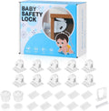 Aurblozen magnetic cabinet locks 10 pack front view packaging