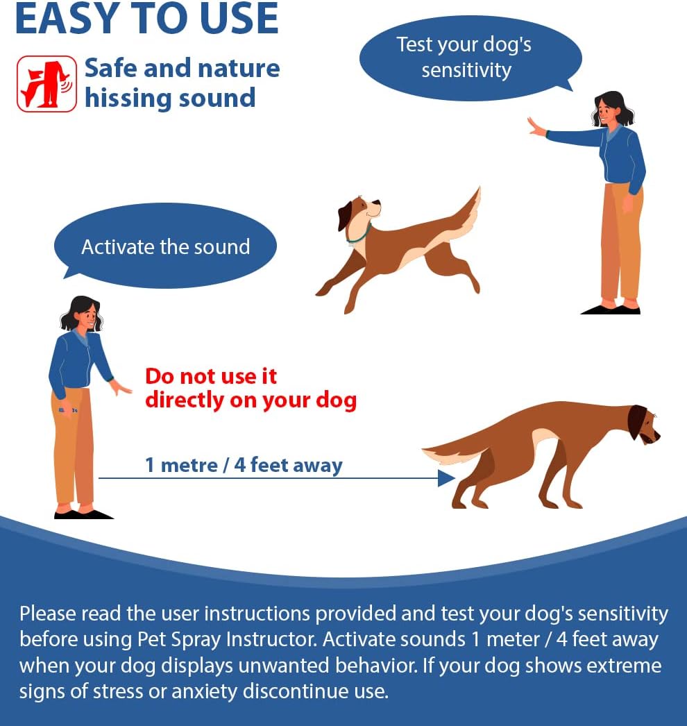 Gutes Leben dog instructor spray packaging back side